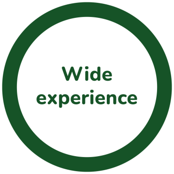 Wide experience