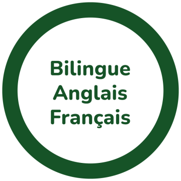 Bilingüe en Inglés y Francés